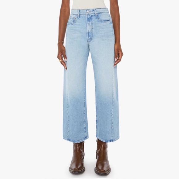 MOTHER Denim The Half Pipe High Rise Ankle Barrel Leg Jeans Size 27